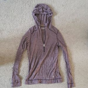 Smartwool purple half-zip Hoodie sweater